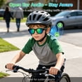 thumbnail image 3 of Smart Bluetooth Sunglasses for Kids, Polarized UV Protection, Open Ear Audio, Hands-Free Calls (Pink), 3 of 7
