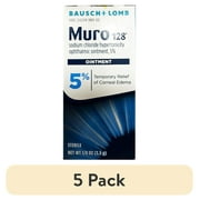 (5 pack) Bausch & Lomb Muro 128 5% Ointment 3.50 g