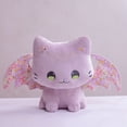 thumbnail image 1 of Peluche de gato murciélago Yingfu morado de 40 cm, 1 of 3