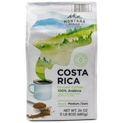 Montana Ridge Medium Dark Roast Ground Coffee, Costa Rica Blend (24 Ounce)