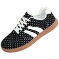 thumbnail image 3 of Women Classic Retro Gum Sole Fashion Sneakers Casual Tennis Skate Shoe Genuine Leather Walking Footwear Anti Slip Trainers, 3 of 8