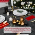 thumbnail image 3 of Perfectware - Servilletas de cena de 2 capas, rojo, 50 quilates, 15 x 17 pulgadas, paquete de 50 unidades. Ideal para fiestas, 3 of 7