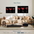 thumbnail image 4 of Elephant Stock Maraschino Cherry Cocktail Wall Art - Horizontal Canvas Wall Art - Living Room Wall Decor - Food And Drink Canvas - Black And Red Decor - 45" x 30", 4 of 8
