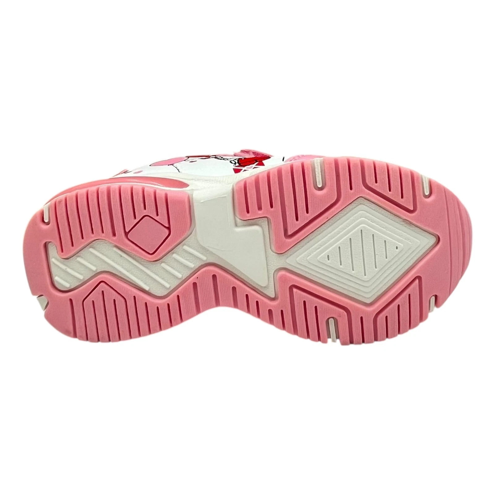 Hello Kitty Little Girls Balloon Light Up Sneakers Size 11 White-Pink Slip-on