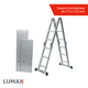 thumbnail image 4 of Escalera Multiposiciones Aluminio C/ Charolas 12 Escalones Lumax Andamio, 4 of 5