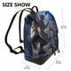 thumbnail image 2 of Balery Black And Blue Lightning Dragon Mochila de Cuero para Mujeres, Gran Capacidad, Bolsa de Viaje Multifuncional, Mochila de Cuero y Bolsa de Hombro para Mujeres, 2 of 4