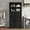 Black, variant on Senfot Gray 51" Tall Storage Cabinet with 2 Drawers and 2 Open Shelves, Versatile Organizer for Home, Kitchen, and Office Spaces