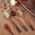 thumbnail image 4 of Wooden Spoon And Fork Japanese Wooden Cutlery Set (16 Pieces), 4 of 5