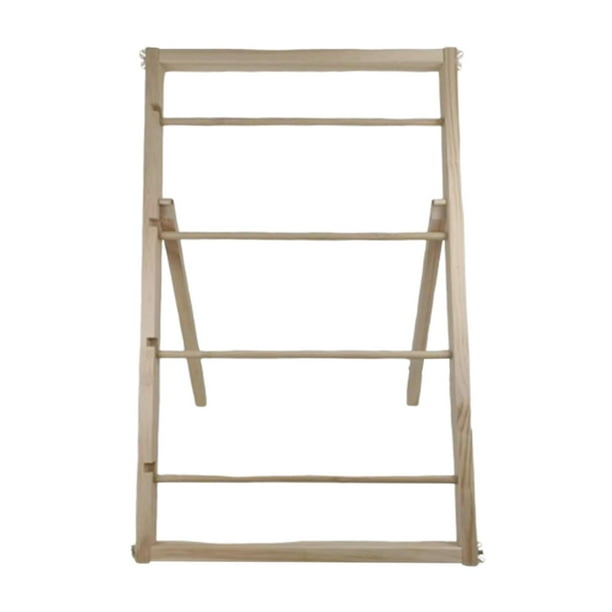 Wood Ribbon Organizer Space Saving Craft Ribbon Storage for Tabletop