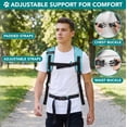 thumbnail image 6 of PetAmi Expandable Dog Cat Backpack Carrier, Airline Approved, Teal Blue, 6 of 7