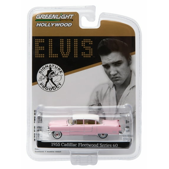 Greenlight Hollywood: 1955 Cadillac Fleetwood Series 60 "Elvis Pink Cadillac" 1/64 Scale