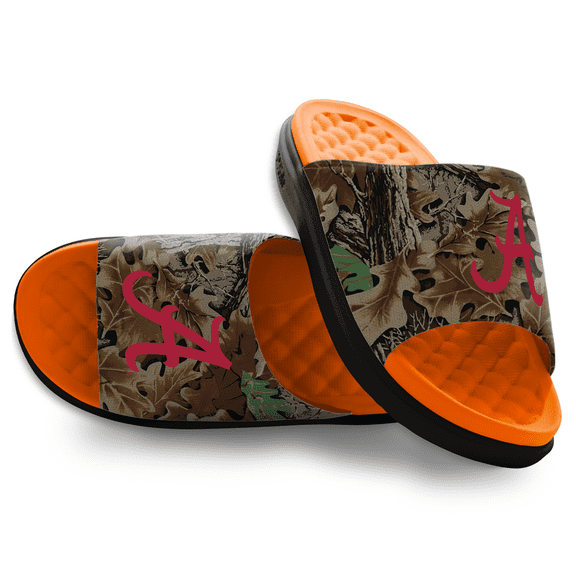 Unisex ISlide Alabama Crimson Tide RealTree Advantage Camo Motive Slide Sandals