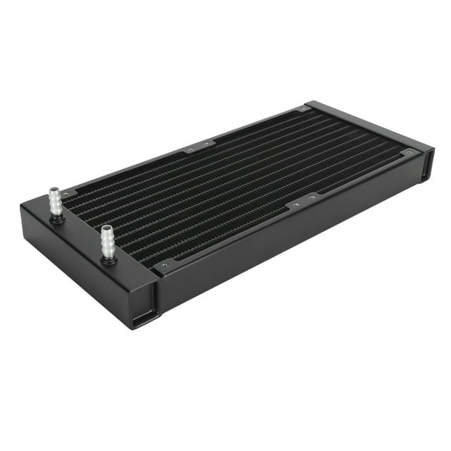 280 Mm Water Cooling Radiator, 12 Pipe Aluminum Heat Exchanger Radiator, Easy Installation, CPU Computer Water Cool System for 6 to 7mm Soft Hose