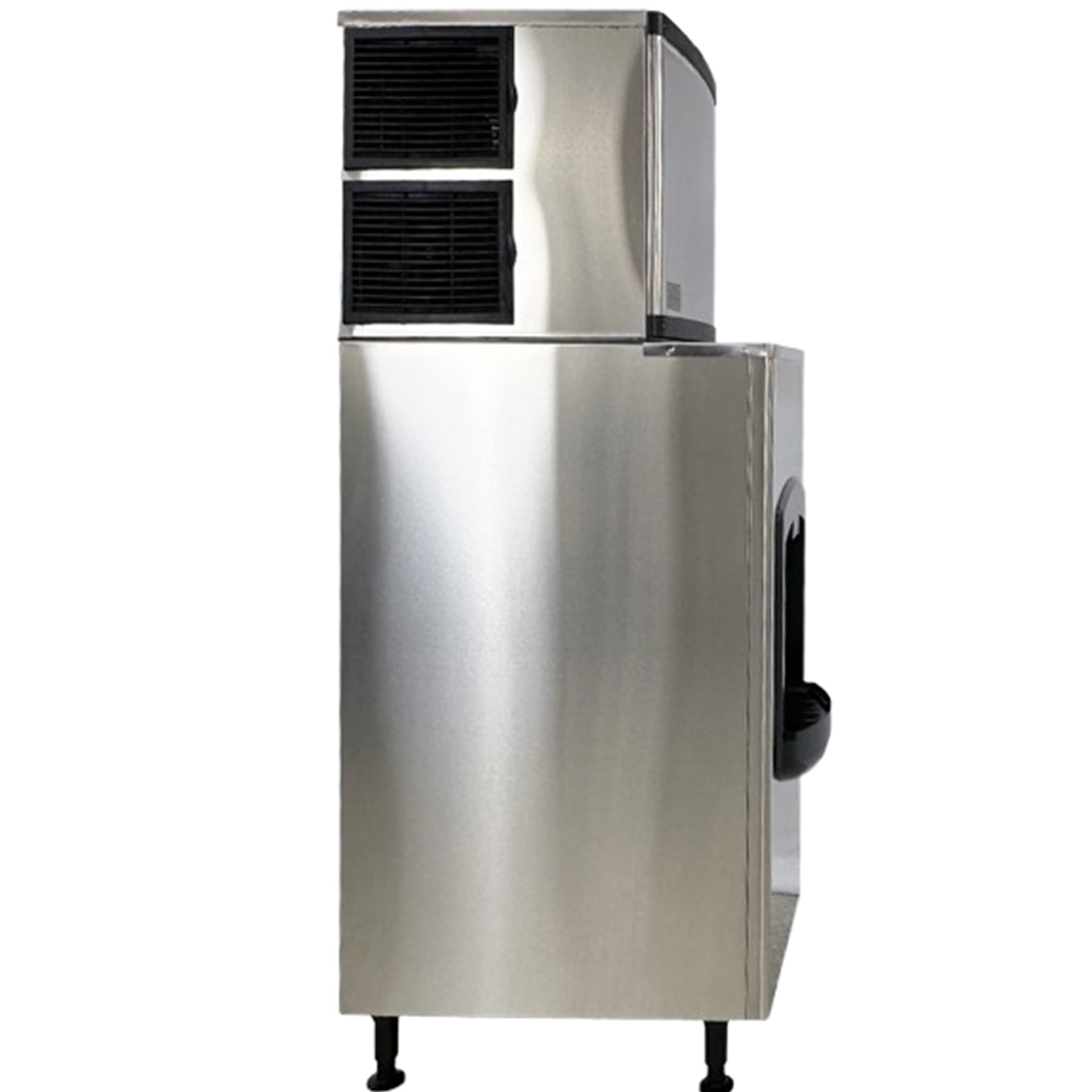 350 lb/Day Commercial Ice Maker & Dispenser – Air Cooled, 275 lb Storage, NSF & ETL Certified, Stainless Steel