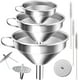 thumbnail image 1 of Juego de Embudos de Cocina con Coladores y Cepillos de Limpieza Apto para Líquidos aceites mermelada, 1 of 8