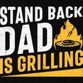 thumbnail image 3 of CafePress - Stand Back Dad Is Grilling T Shirt - Dark T-Shirt Kids XS-XL, 3 of 4
