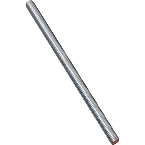National Hardware Threaded Rod Steel UNC - Zinc Plated - 1 Piece, 5/8-11 x 12 In