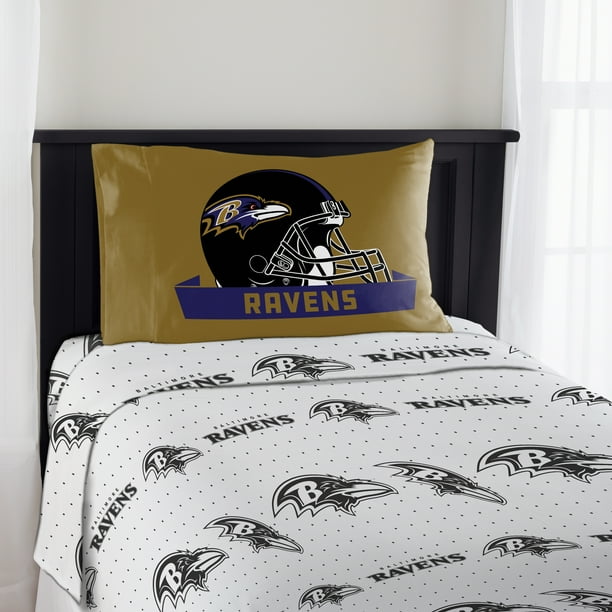 NFL Baltimore Ravens "Monument" Twin Sheet Set