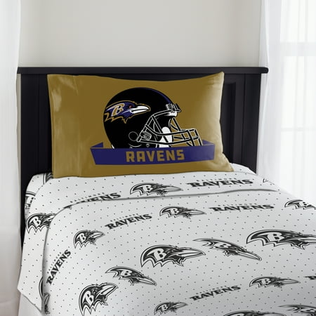 Nfl Baltimore Ravens Monument Twin Sheet Set Walmart Com