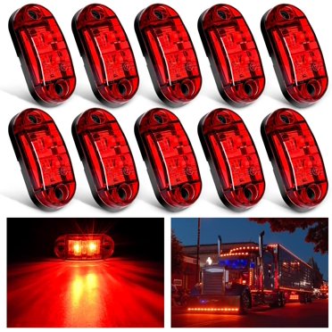 Nilight Magnetic LED Trailer Towing Light Kit – 24ft Cable, 7 Pin Plug, Waterproof, TR-143