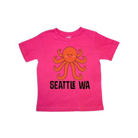 

Inktastic Seattle Octopus Washington Vacation Gift Toddler Boy or Toddler Girl T-Shirt