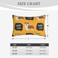 thumbnail image 6 of Balery Corgi Pillow Covers,Bed Pilowcases,Reversible Plush Throw Pillow Covers End Pillow Encasement,Pillow Case - 20"X30", 6 of 9