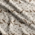 thumbnail image 1 of Soimoi Bird Printed Poly Canvas Fabric Decor Sewing Fabric By The Yard 56 Inch WideDecorative Fabric For Curtains Tote bags Brown, 1 of 5