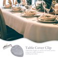 thumbnail image 3 of unbranded 4Ud Pesos Para Mantel Con Clips Negros Compactos Para Uso En Casa Y Exteriores, 3 of 7