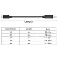 thumbnail image 2 of USB B to USB C Cable USB 2.0 USB C to USB B Cable, USB Type B to Type C for Cellphone Tablet External Hard Drive,Scanner, 2 of 8