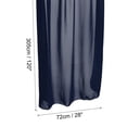 thumbnail image 2 of Uxcell 2Pack 10Ft Chiffon Table Runner 28 x 120 Inch Rustic Gauze Tablecloth Dark Blue, 2 of 6
