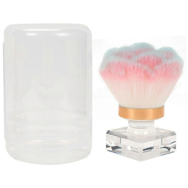 Powder Brush for Loose Powder Travel Makeup Brush Multi Color Rose Shape Ergonomic Handle Design 1Pcs