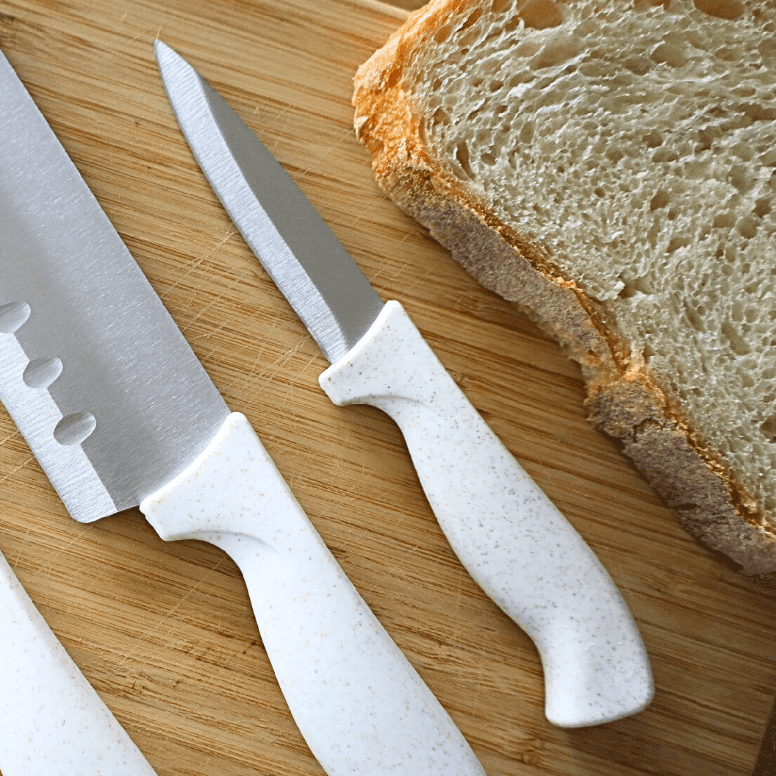 Beille 3.5 Inch All Purpose Paring Knife with Wheat Fiber Handle and Stainless Steel Blade, Kitchen Essentials