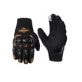 thumbnail image 2 of braveheart Comfortable Motorcycle Gloves With Touch Screen Functionality Adjustable Strap orange, 2 of 6
