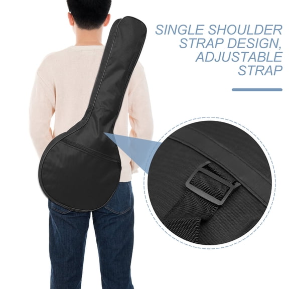 SOPOTUTU A-Shaped Mandolin Case Bag, Protective Storage Cover for Mandolin, Lightweight and Easy to Carry