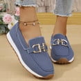 thumbnail image 2 of Willtoo Women's Casual Comfortable Orthopedic Sneakers for Women Business Non-Slip Walking Fashion Retro Lightweight Penny Work Flats Slip On Shoes, 2 of 4