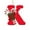 K, variant on Honeeladyy 26 Initial Letters Christmas Tree Pendant Xmas A Alphabet Candy Cane Ornments Mini Personalized Monogram Red Decorations for Christmas Tree Gifts DIY Decor