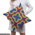thumbnail image 4 of Ambesonne Rainbow Fabric by the Yard Upholstery, Multicolor Butterfly, 10 Yards, Marigold Vermilion, 4 of 4