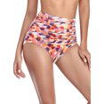 thumbnail image 7 of RELLECIGA Women's High Waisted Ruched Bikini Bottom, 7 of 7