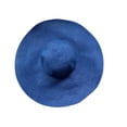 thumbnail image 2 of Women's Big Brim Paper Braid Hat Blue One Size, 2 of 3