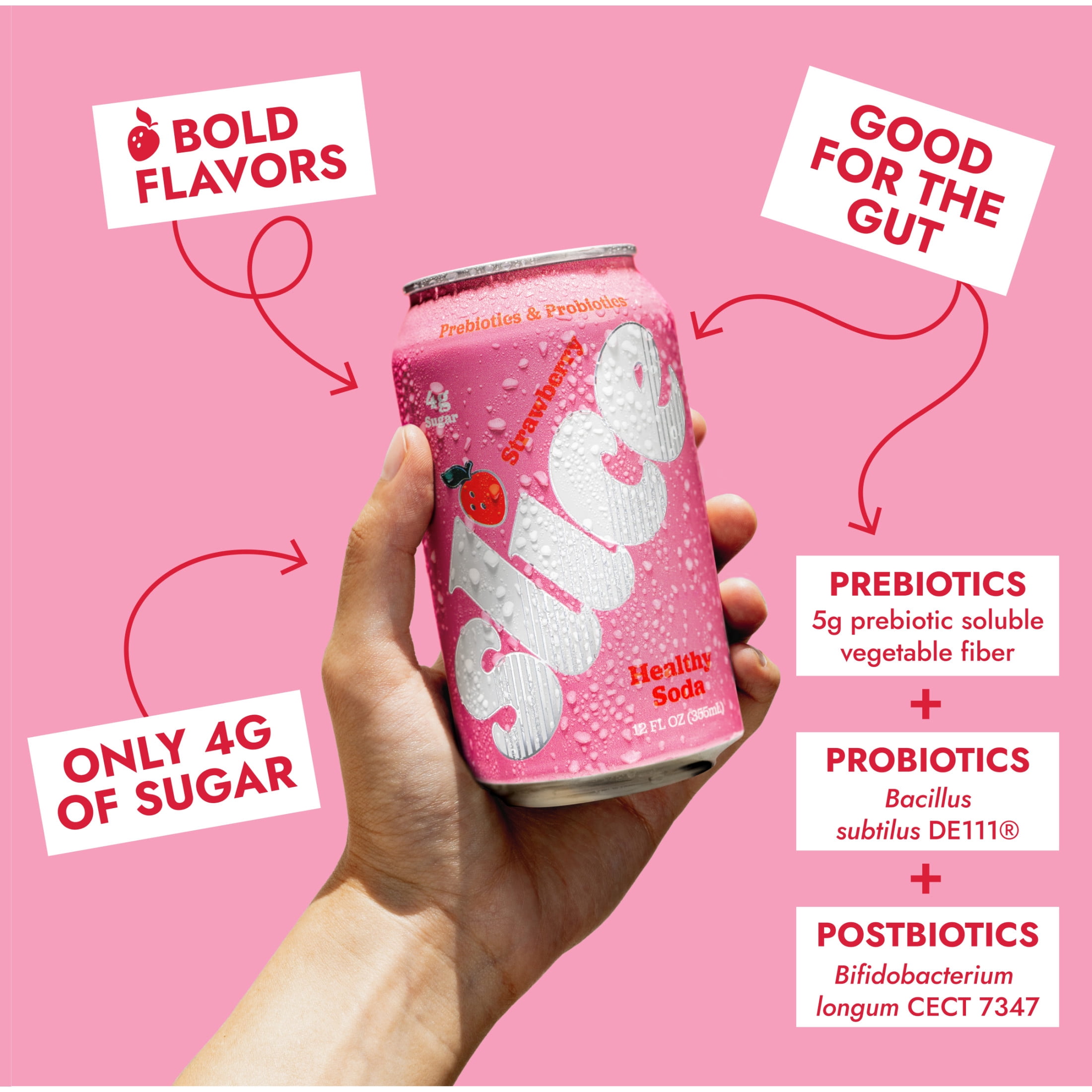 Slice Strawberry Soda, 12 fl oz Can