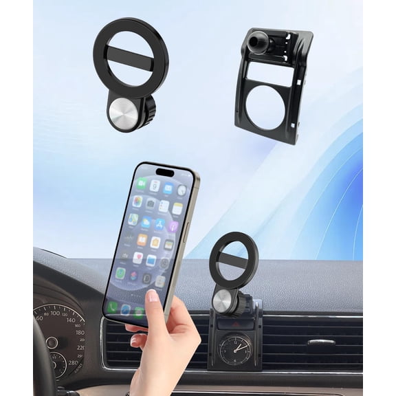 Car Phone Holder for Volkswagen Passat 2012-2017 Auto Accessories, Cell Phone Mount Compatible with MagSafe, 360 ° Rotation, Hands Free Not Affect Air Vent