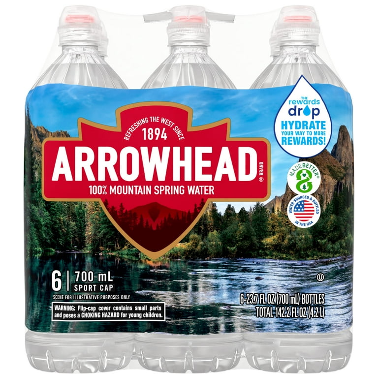 12 Ounce Bottled Spring Water  Arrowhead® Brand 100% Mountain Spring Water