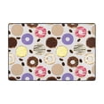 thumbnail image 1 of XMXT Non-Slip Area Rug, Multiple Donut Illustrations Polyester Rugs for Living Room, 72 x 48 inches, 1 of 9