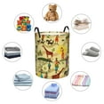 thumbnail image 6 of Goofa Ethnic African Printed Circular Hamper,Laundry Basket with Handles,Storage Baskets Foldable,Large Capacity Laundry Hamper-Small, 6 of 8