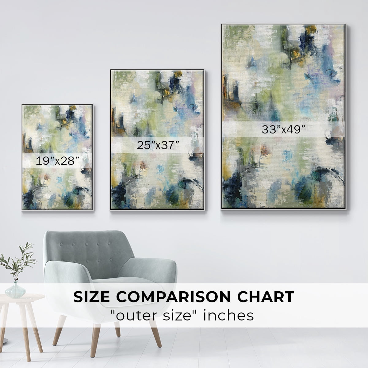 Making Magic Framed Premium Gallery Wrapped Canvas - Ready to Hang - 17 x 25 - White Floating Frame