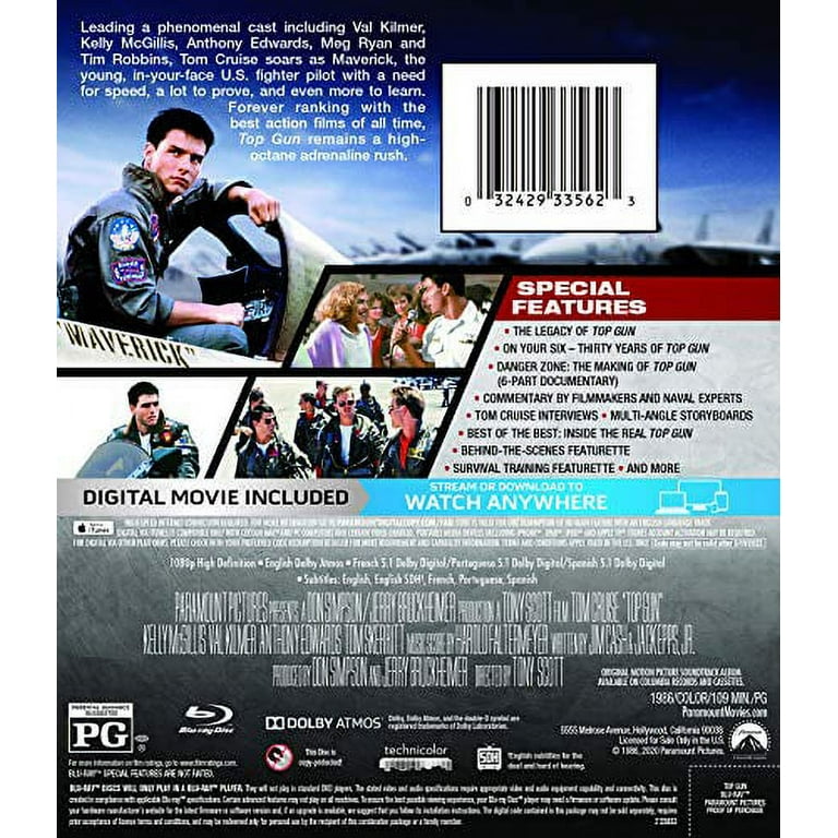 Top Gun (3D Blu-Ray/2D Blu-Ray/Digital)