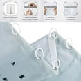 thumbnail image 6 of Misty Forest Shower Curtain, Foggy Forest Pine Tree Wild Goose Nature Woodland Landscape Bathroom Curtains Bathtub Decor Waterproof Fabric Machine Washable with 12 Hooks GCI-10459, 6 of 6