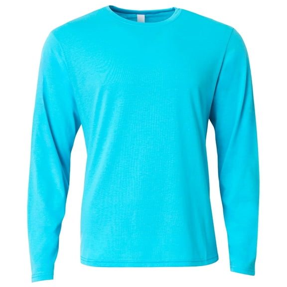 Men's Softek Long-Sleeve T-Shirt - ELECTRIC BLUE - M