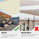 thumbnail image 3 of Yescom 2 Packs 16'x16' 97% UV Block Square Sun Shade Sail Beige Top Canopy Outdoor Patio Pool Garden, 3 of 9