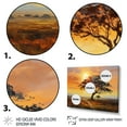thumbnail image 3 of Designart "Baobab Tree horizon V" Tree Baobab Floater Framed Wall Art Living Room, 3 of 7